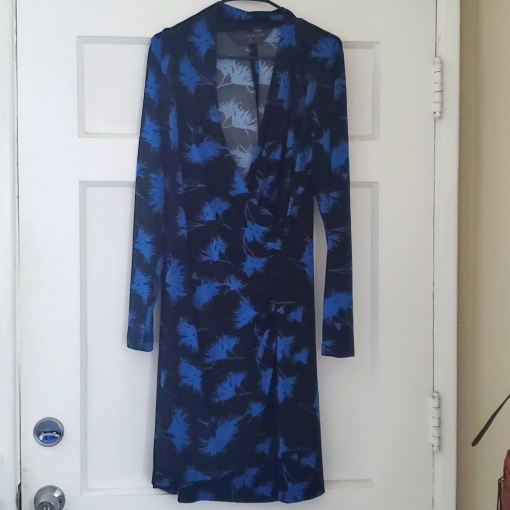 Faux wrap dress